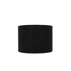 Light & Living Cilinder Lampenkap Livigno - Zwart - Ø30 x 21 cm