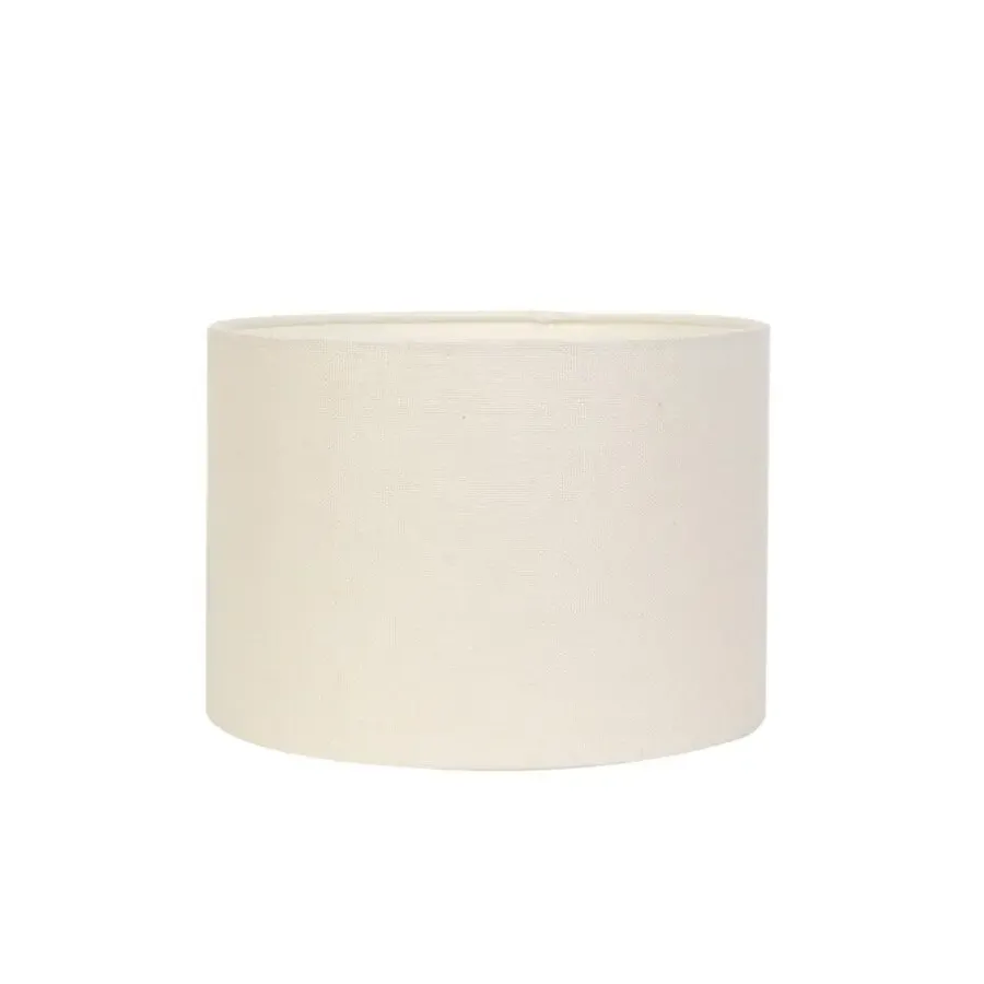 Lampenkappen-Light & Living Cilinder Lampenkap Livigno - Eiwit - Ø25cm