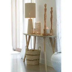 Light & Living Cilinder lampenkap Medan - Beige - 30x30x40cm