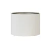 Lampenkappen-Light & Living Cilinder Lampenkap Velours - Wit - Ø40x30cm