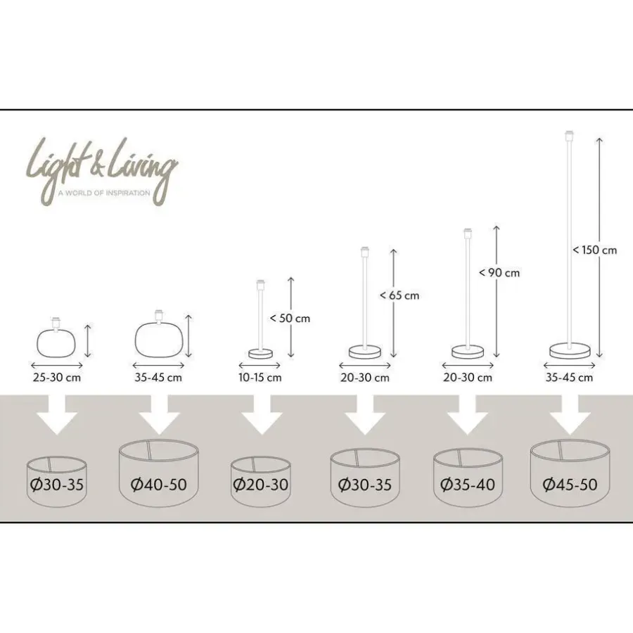Light & Living Cilinder Lampenkap Velours - Dutch Green - Ø40x30cm