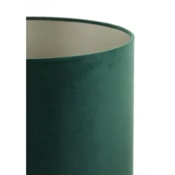 Light & Living Cilinder Lampenkap Velours - Dutch Green - Ø40x30cm