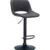 CLP Barkruk Camden Kunstleer - zwart