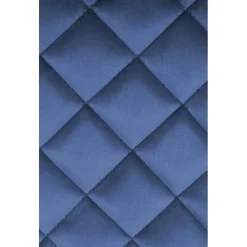 Barkrukken-CLP Barkruk Kasson zwart Frame - Fluweel - blauw