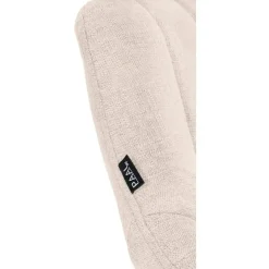 Barkrukken-CLP Barkruk Milet zwart Frame - Stof - creme