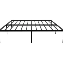 2-Persoons Bedden-CLP Bed Hamlin 41x200x200 cm - zwart