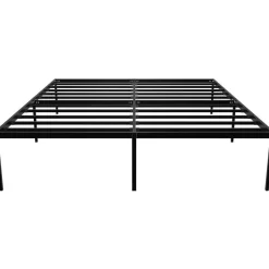 2-Persoons Bedden-CLP Bed Hamlin 41x200x200 cm - zwart