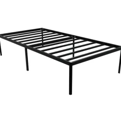 1-Persoons Bedden-CLP Bed Hamlin 41x100x200 cm - zwart
