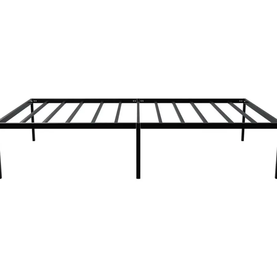 1-Persoons Bedden-CLP Bed Hamlin 41x100x200 cm - zwart