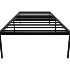 1-Persoons Bedden-CLP Bed Hamlin 41x100x200 cm - zwart