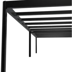 1-Persoons Bedden-CLP Bed Hamlin 41x100x200 cm - zwart