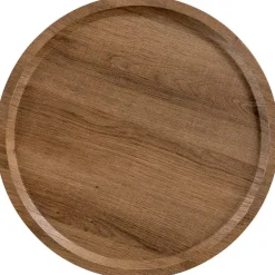 CLP Bijzettafel Aspen mat zwart Frame - Hout - bruin