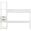 Bureaus-CLP Bureau Widnes 111x124x40 cm - wit/wit