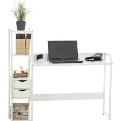 Bureaus-CLP Bureau Widnes 111x124x40 cm - wit/wit