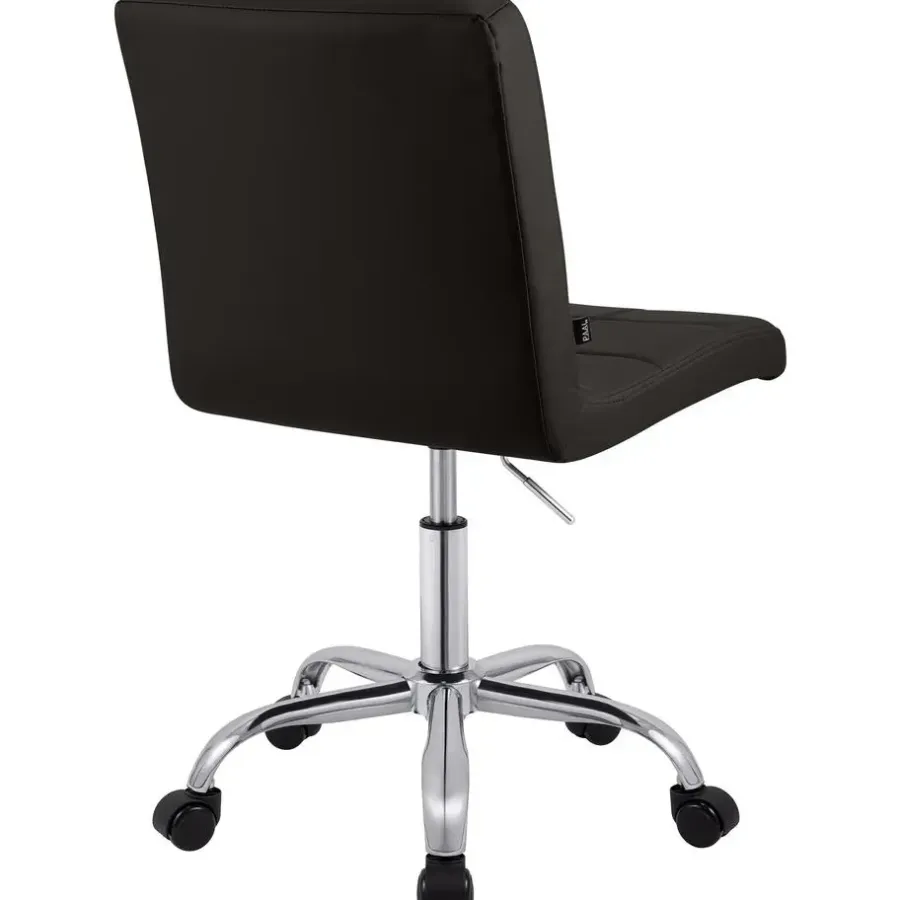 Bureaustoelen|Bureaustoelen-CLP Bureaustoel Darfield Kunstleer - bruin