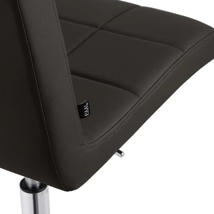 Bureaustoelen|Bureaustoelen-CLP Bureaustoel Darfield Kunstleer - bruin