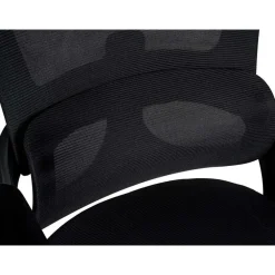 CLP Bureaustoel Garston zwart Frame - Microfiber - zwart