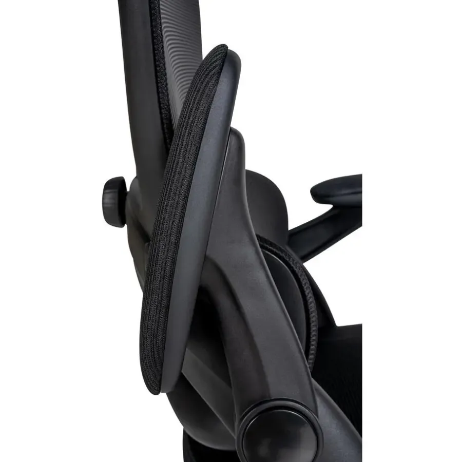 CLP Bureaustoel Garston zwart Frame - Microfiber - zwart