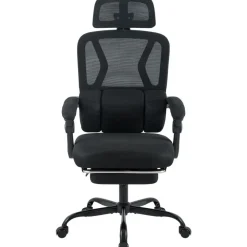 Bureaustoelen|Bureaustoelen-CLP Bureaustoel Liberton zwart Frame - Kunststof - zwart