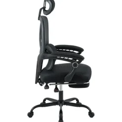 Bureaustoelen|Bureaustoelen-CLP Bureaustoel Liberton zwart Frame - Kunststof - zwart