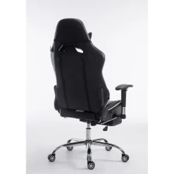 Gamestoelen-CLP Bureaustoel Limit zwart Frame - Kunstleer - zwart/wit