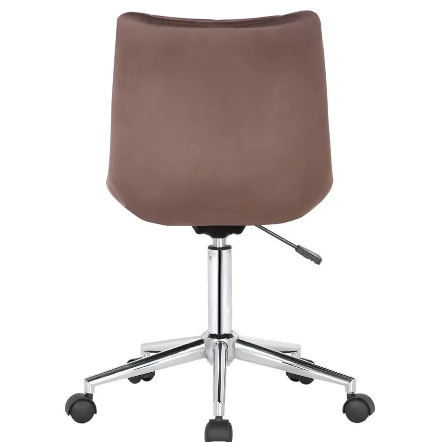 Bureaustoelen|Bureaustoelen-CLP Bureaustoel Medford Fluweel - bruin