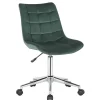 Bureaustoelen|Bureaustoelen-CLP Bureaustoel Medford Fluweel - groen