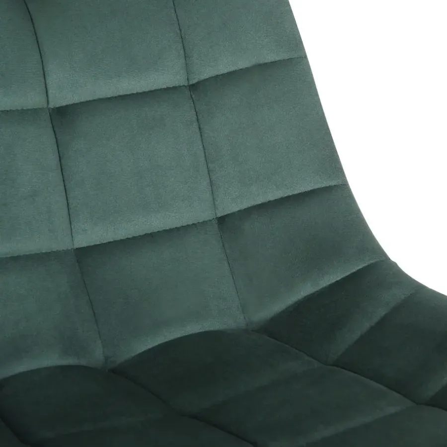 Bureaustoelen|Bureaustoelen-CLP Bureaustoel Medford Fluweel - groen