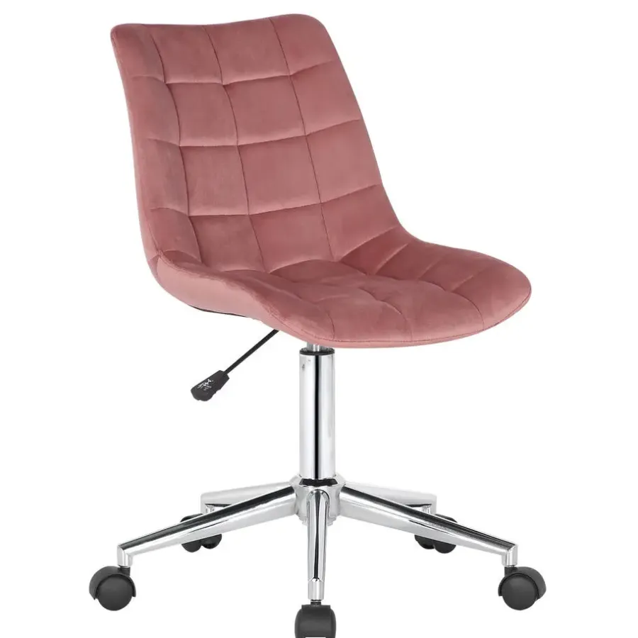 Bureaustoelen|Bureaustoelen-CLP Bureaustoel Medford Fluweel - roze