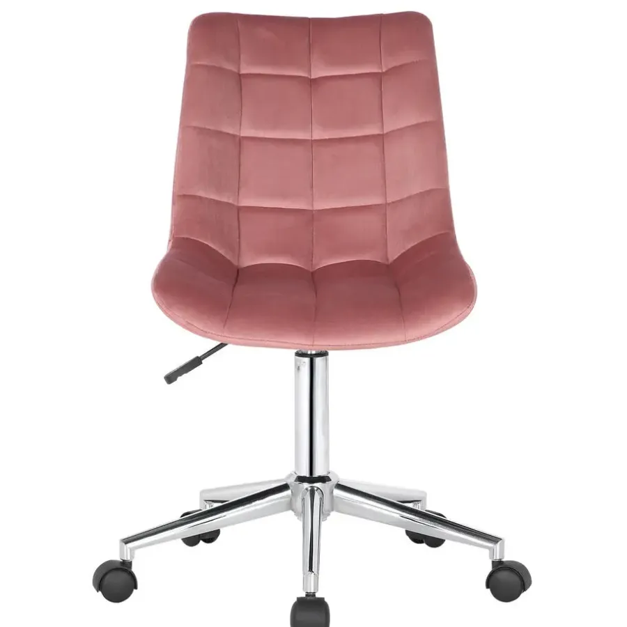 Bureaustoelen|Bureaustoelen-CLP Bureaustoel Medford Fluweel - roze