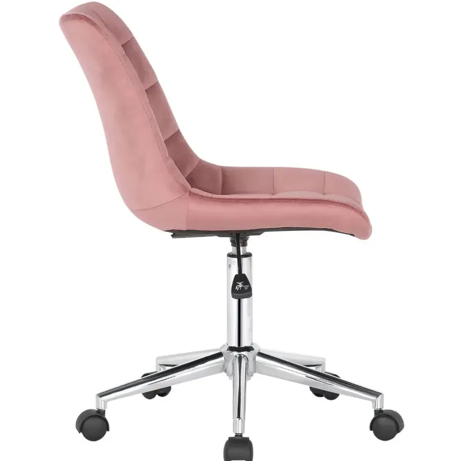 Bureaustoelen|Bureaustoelen-CLP Bureaustoel Medford Fluweel - roze