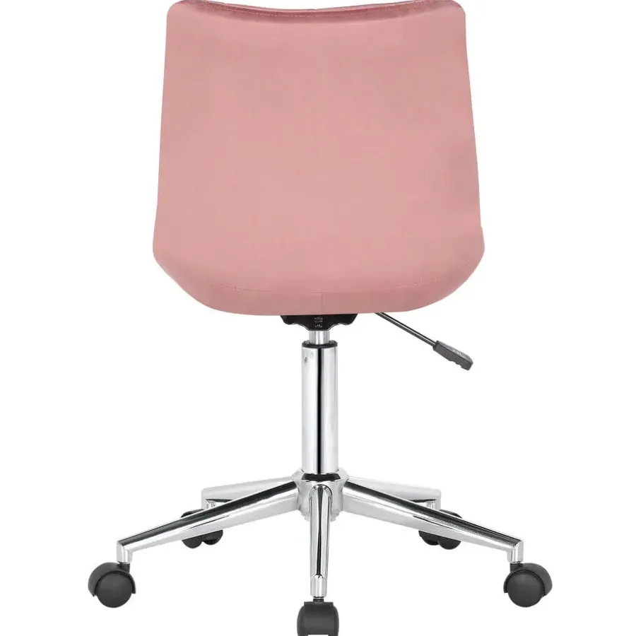 Bureaustoelen|Bureaustoelen-CLP Bureaustoel Medford Fluweel - roze