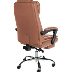 Bureaustoelen|Bureaustoelen-CLP Bureaustoel Oxygen Kunstleer - licht bruin