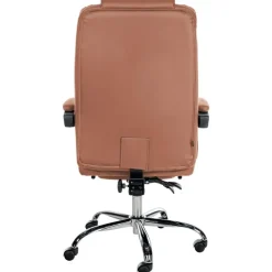 Bureaustoelen|Bureaustoelen-CLP Bureaustoel Oxygen Kunstleer - licht bruin