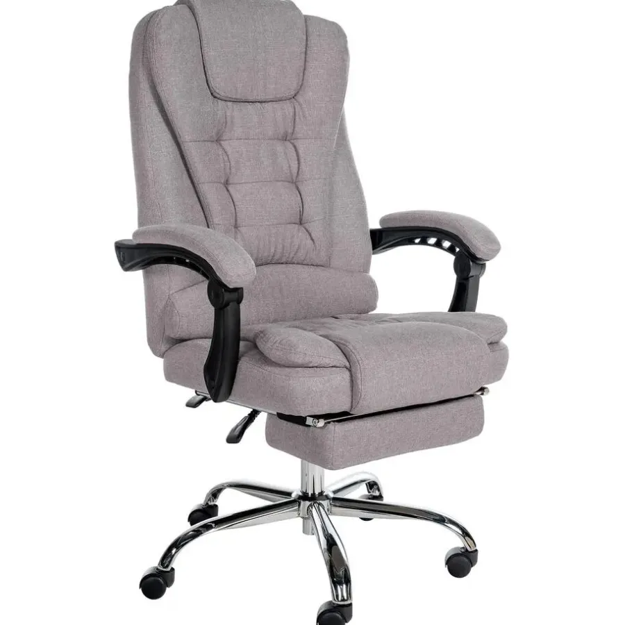 Bureaustoelen|Bureaustoelen-CLP Bureaustoel Oxygen Stof - grijs