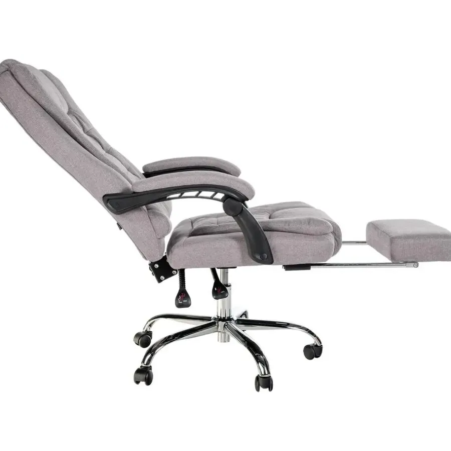 Bureaustoelen|Bureaustoelen-CLP Bureaustoel Oxygen Stof - grijs