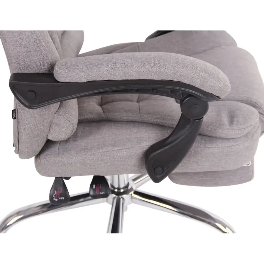 Bureaustoelen|Bureaustoelen-CLP Bureaustoel Oxygen Stof - grijs