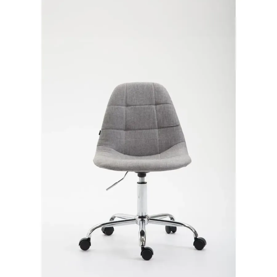 Bureaustoelen|Bureaustoelen-CLP Bureaustoel Reims Stof - grijs