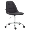 Bureaustoelen|Bureaustoelen-CLP Bureaustoel Reims Stof - zwart
