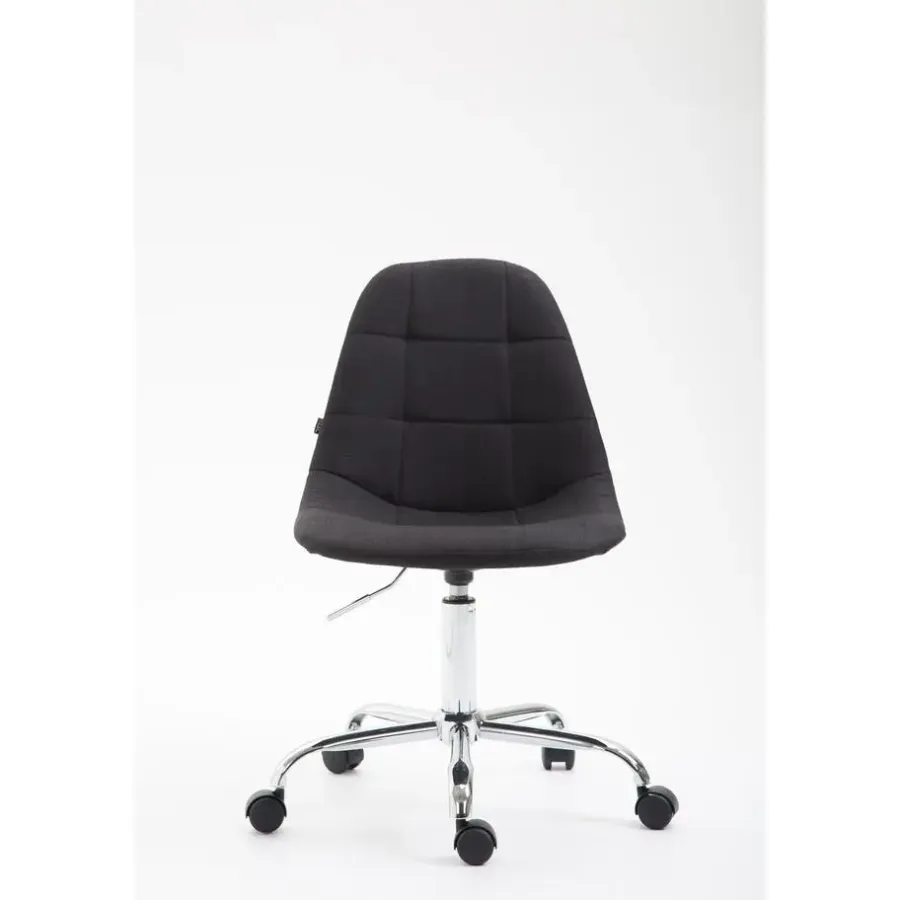 Bureaustoelen|Bureaustoelen-CLP Bureaustoel Reims Stof - zwart