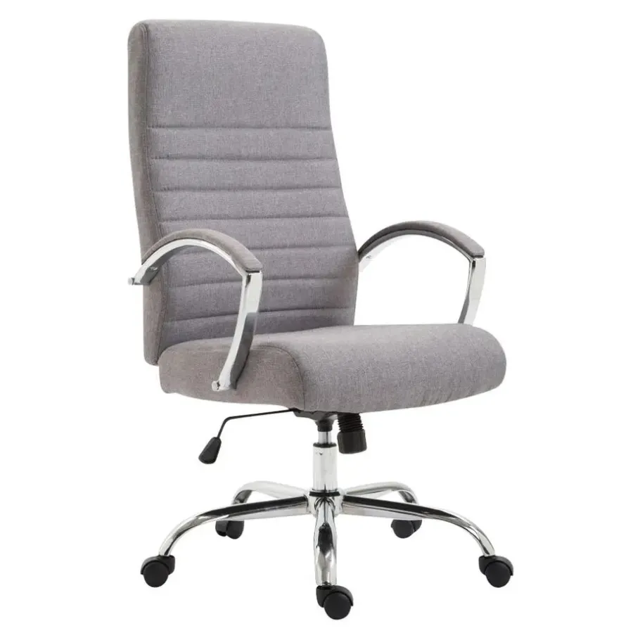 Bureaustoelen|Bureaustoelen-CLP Bureaustoel Valais Stof - grijs