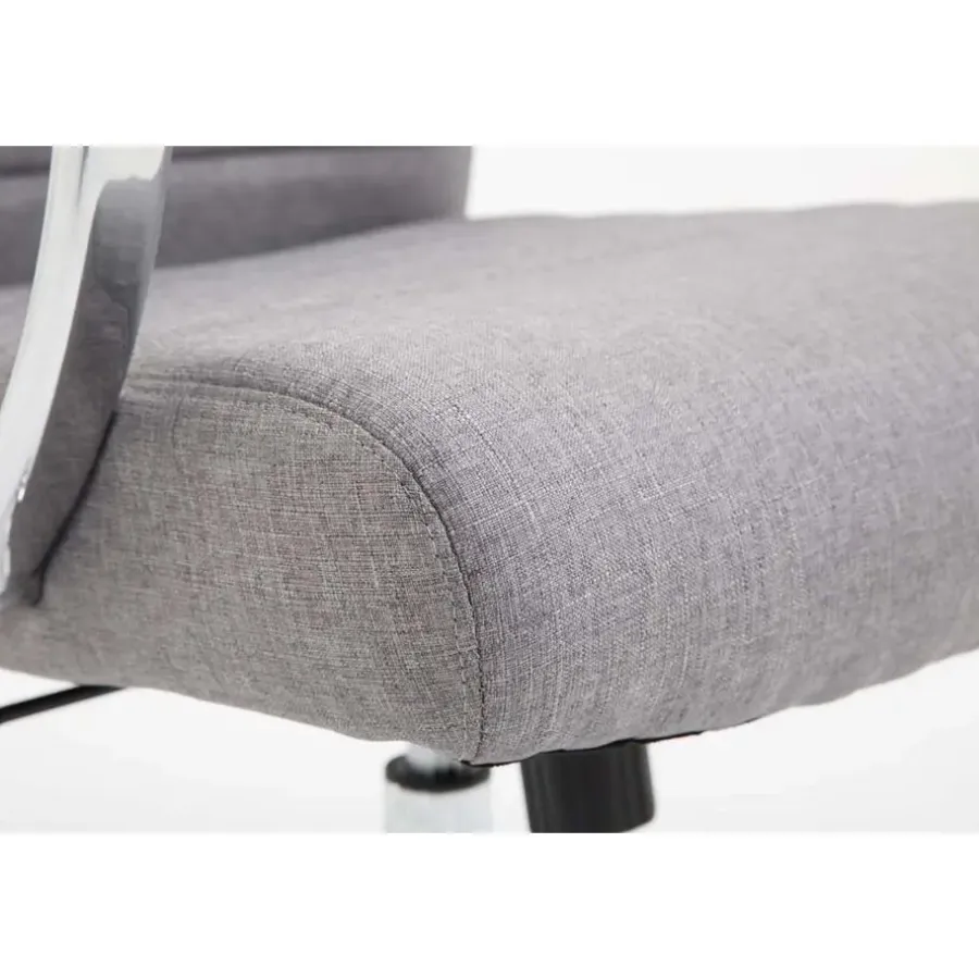 Bureaustoelen|Bureaustoelen-CLP Bureaustoel Valais Stof - grijs