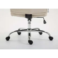 Bureaustoelen|Bureaustoelen-CLP Bureaustoel Valais Stof - creme