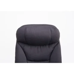 CLP Bureaustoel XL Troy chroom Frame - Stof - zwart