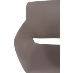 Eetkamerstoelen-CLP Eetkamerstoel Alpena Kunststof - taupe
