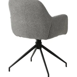 Eetkamerstoelen-CLP Eetkamerstoel Merlinda Stof - grijs