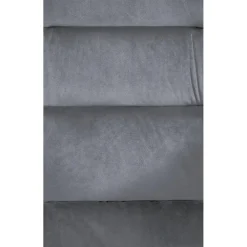 Eetkamerstoelen-CLP Eetkamerstoel Russel zwart Frame - Fluweel - donkergrijs