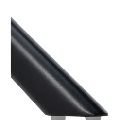 Eetkamerstoelen-CLP Eetkamerstoel Russel zwart Frame - Fluweel - donkergrijs