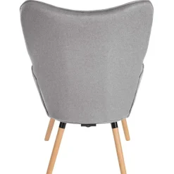 Fauteuils-CLP Fauteuil Garding natura Frame - Stof - grijs