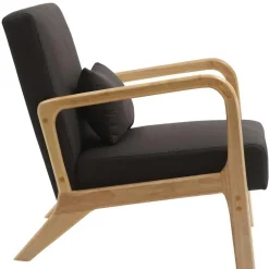 Fauteuils-CLP Fauteuil Hibbing natura Frame - Hout - bruin